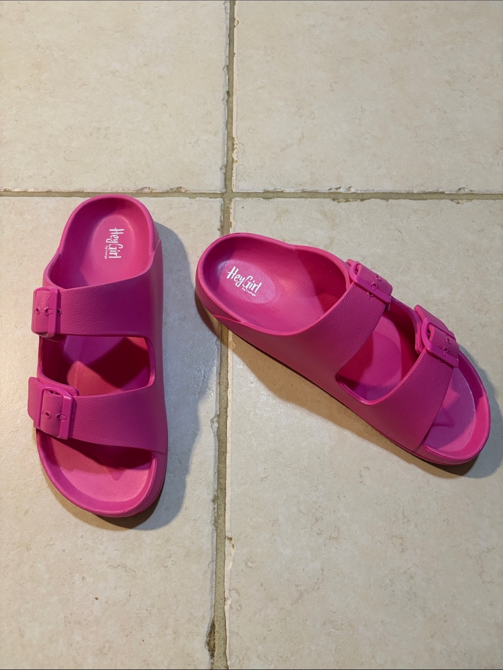 Hey Girl by Corkys Pink Waterslide Sandals - Picture 2 of 5